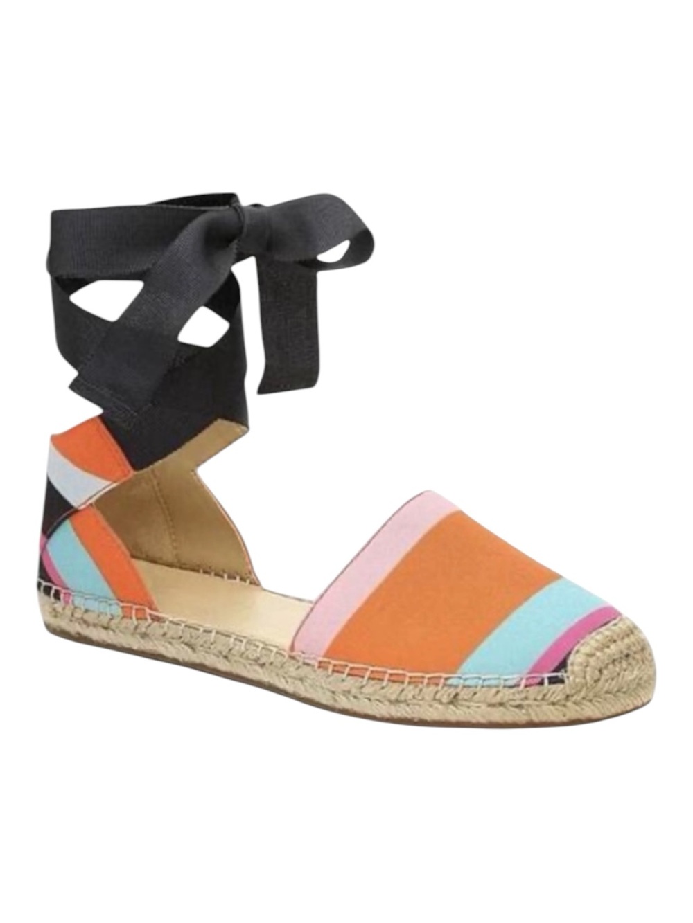Marc Fisher Multi Striped Women's Espadrille Flats Size 7.5